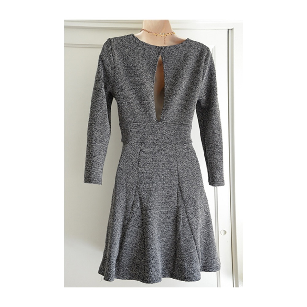 NWOT FREE PEOPLE "Heartstopper" Tweed Mini-Dress - Picture 3 of 6